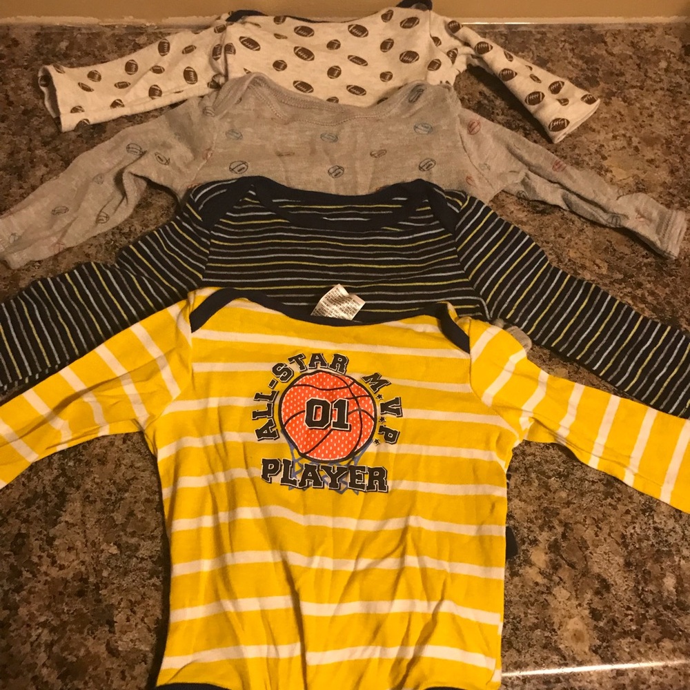 Infant 3/6 month onesies
